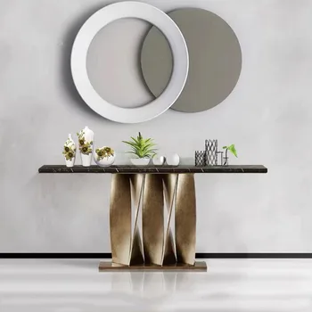 Современный туалетный журнальный столик для гостиной Роскошный Квадратный Мраморный журнальный столик с низким уровнем шума Para El Hogar Мебель для дома