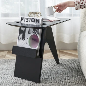 Солидный аккуратный журнальный столик Роскошный Креативный Многофункциональный журнальный столик Современный минималистичный стол для сидения Книга Мебель для дома