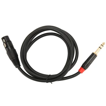 Структура экранирования звукового кабеля XLR 4,9 фута Pure Sound Разъем XLR для кабеля диаметром 6,35 мм с Позолоченным покрытием для Микрофона для Усилителя мощности