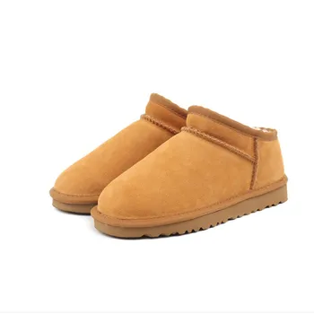 Теплые плюшевые детские зимние ботинки для девочек, осень-зима 2023, Детская повседневная обувь из плотного хлопка для мальчиков, термоботинки EVA