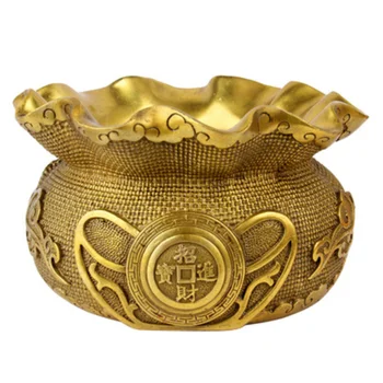 Украшение медно-золотой сумки Латунное украшение золотой сумки Jubao Basin