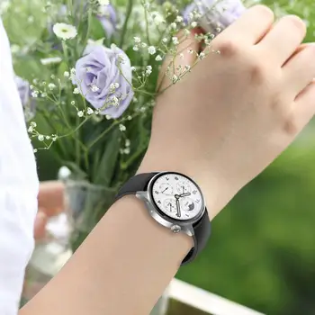 Часы для ношения, однотонный гибкий быстросъемный ремешок для наручных часов Xiaomi S1 Pro / для Huawei Watch Buds
