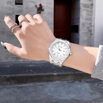 Часы женские 2023 новый тренд часовой ниши роскошные женские аутентичные женские известного бренда мужские механические часы пара праздничный подарок