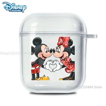Чехол для наушников Disney Mickey Minnie Goofy для Apple AirPods 3 2 1 Pro, милый защитный чехол для наушников от падения, настраиваемый