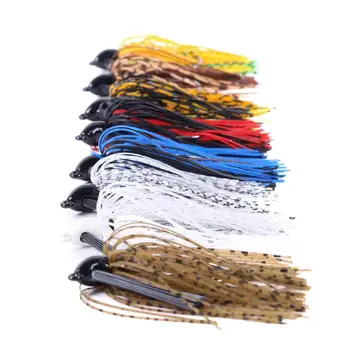 Юбки-приманки для рыбалки, яркая юбка-зонт для рыбалки, прочная легкая юбка-джиг для рыбалки своими руками, улучшите впечатления от рыбалки с помощью красочных красок